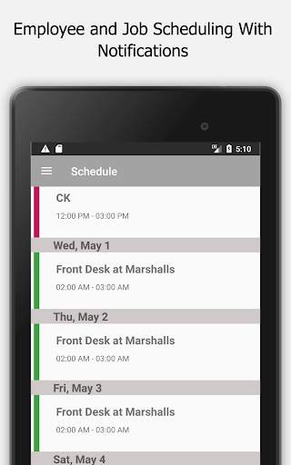 Timeero Time Clock App - GPS, Timesheet & Mileage 9 تصوير الشاشة