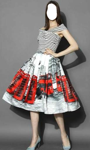 Women Mini Skirt Photo Suit screenshot 7
