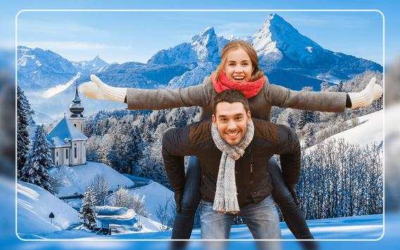 Snowfall Photo Frames 5 تصوير الشاشة