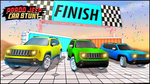 Prado Jeep Car Stunt Racing: Car Stunts Games 2020 screenshot 5