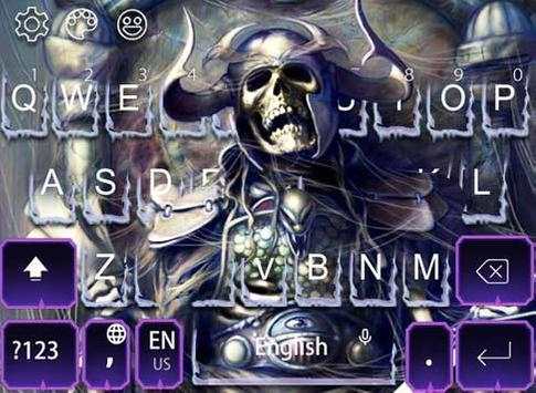 Death King Skull Keyboard screenshot 3