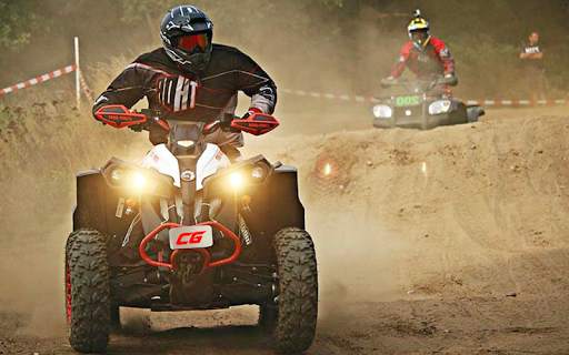 Quad Bike Stunt Racing 3D screenshot 1