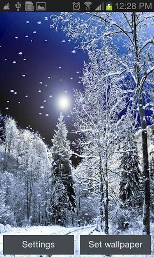 Snowfall Free Live Wallpaper screenshot 3