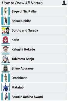 How to Draw All Naruto screenshot 4