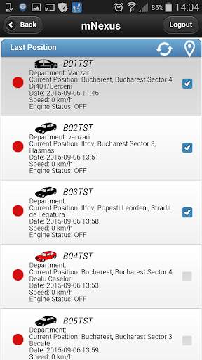 Nexus GPS Tracking Mobile screenshot 2