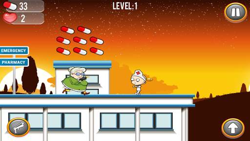 Running Granny Against Zombie screenshot 4