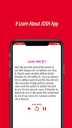 Josh Short Video App - Guide for Josh | Josh Guide screenshot 1