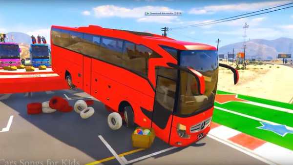 Superheroes Coach Bus Stunts: Speed Racing Games screenshot 1