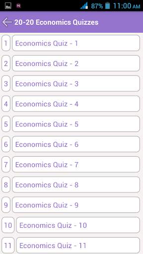 20-20 Economics Quiz скриншот 2