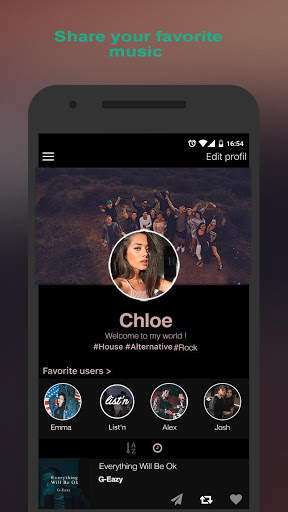 Listn - List'n - Share Music screenshot 1