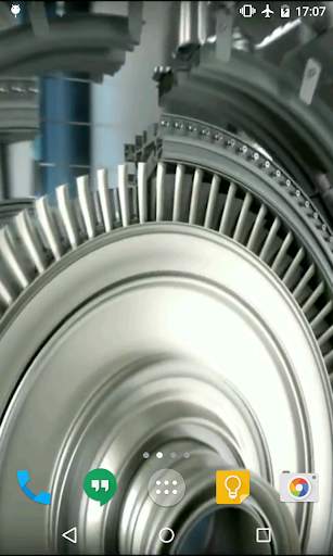 Aircraft Engine Live Wallpaper screenshot 2