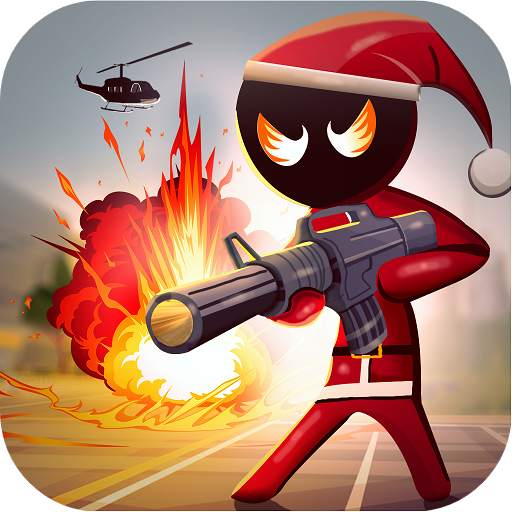 Santa Stickman Rope Hero Game 1