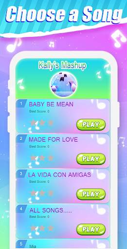 Kally's Mashup Piano Tiles Game screenshot 1
