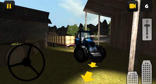 Night Tractor 3D: Hay Transport screenshot 4