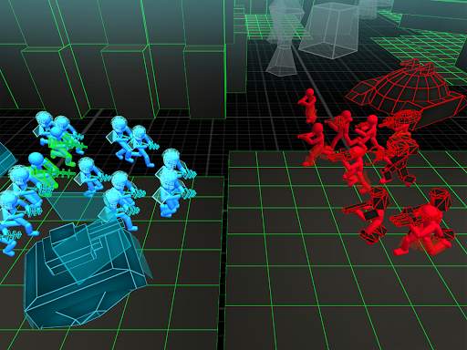 Stickman Simulator: Tank Neon screenshot 12