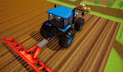 Real Farming Games 2021 - Tractor Driving Sim 3D screenshot 4