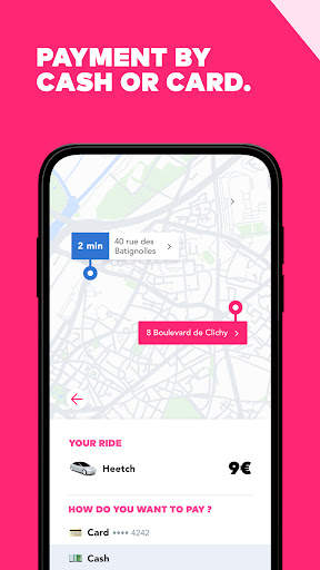 Heetch - Ride-hailing app скриншот 3