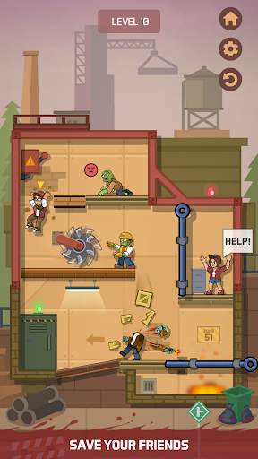 Zombie Escape: Pull the Pins! screenshot 2