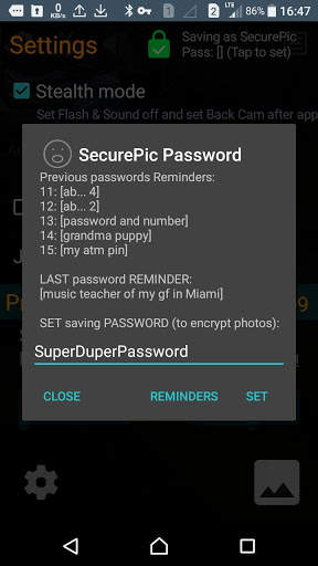 PrivateCam  Private camera   encryption screenshot 7