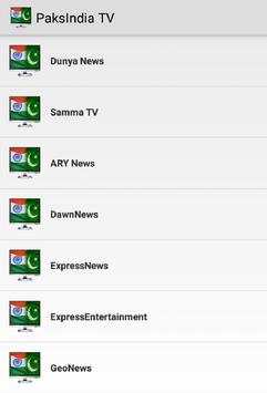 India Pakistan Live TV Channel स्क्रीनशॉट 1