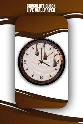 Chocolate Clock Live Wallpaper screenshot 3