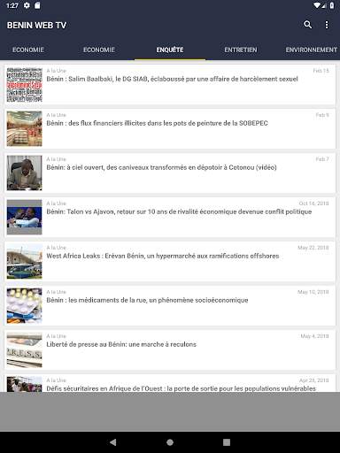 Benin Web TV screenshot 13