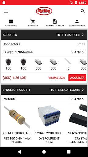 Digi-Key screenshot 1