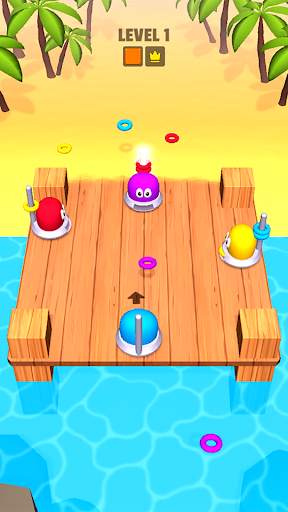 Hoops.io - Ring Toss Battle io games screenshot 1