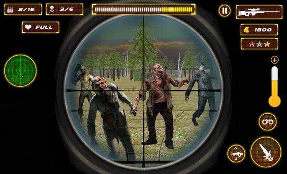 Zombie Sniper War Escape screenshot 5