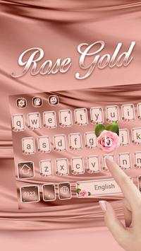Rose Gold Emoji Keyboard स्क्रीनशॉट 3