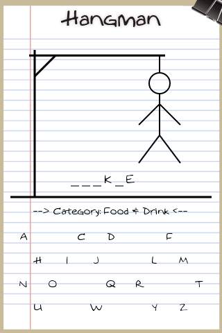 Hangman Classic Free screenshot 2