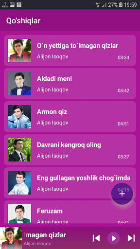 Alijon Isoqov qo'shiqlari screenshot 2