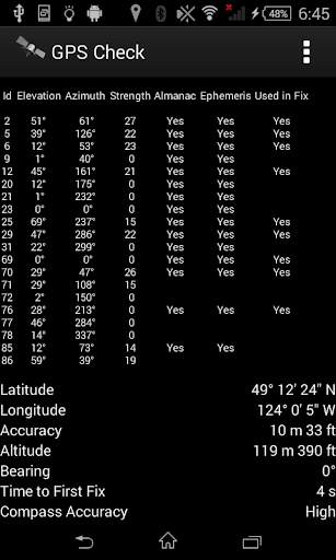 GPS Check screenshot 1