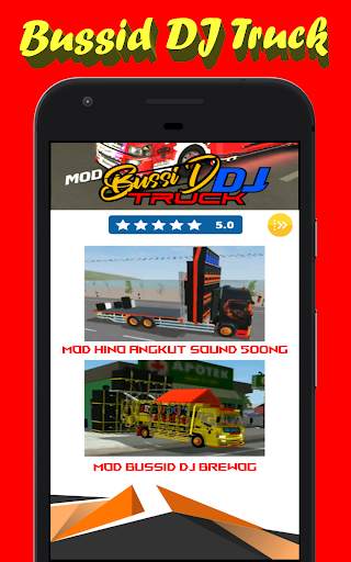 Mod bussid truk canter dj mino screenshot 2