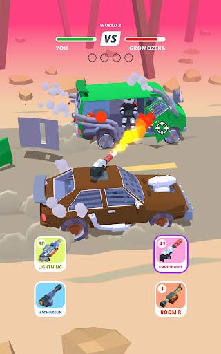 Desert Riders: Car Battle Game screenshot 7