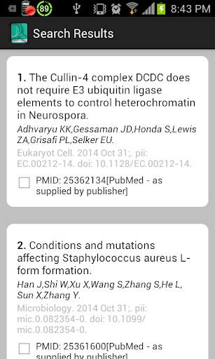PubMed Search App screenshot 3