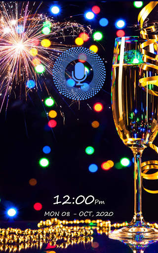 New Year Voice Lock Screen – Happy Year Theme screenshot 3