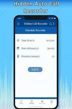 Hidden Call Recorder 2018 screenshot 3