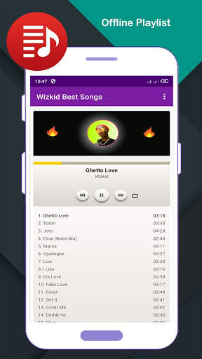 🎵 Best Of Wizkid - Offline Music & Lyrics screenshot 3