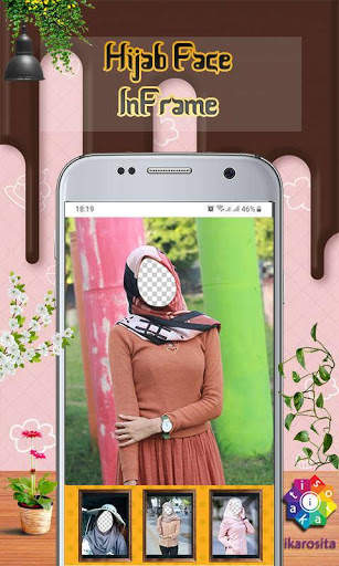 Hijab Face In Frame screenshot 1