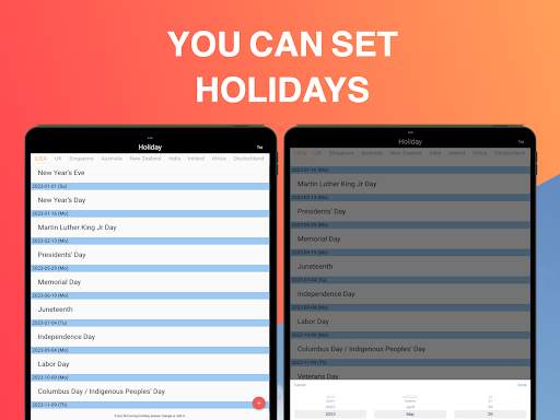 Calendar, Calendar app - Calme screenshot 11