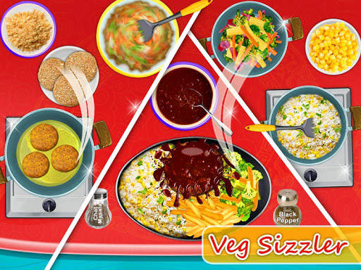 Sizzler Food Maker - Cooking Game 1 تصوير الشاشة