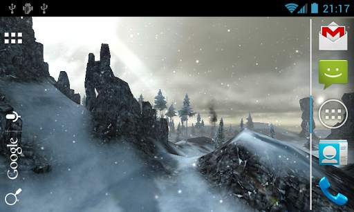 Winter Forest Live Wallpaper screenshot 5
