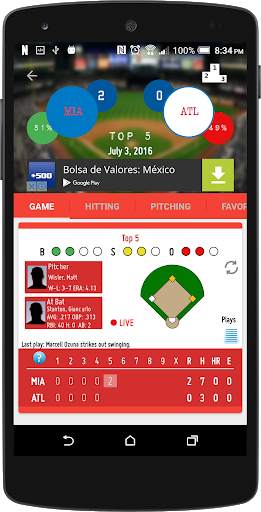 ScoreBox - MLB Baseball Stats screenshot 2