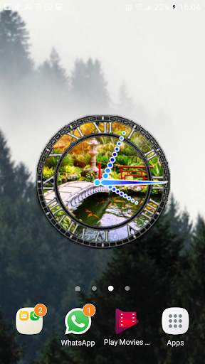 Garden Clock Live Wallpaper screenshot 5