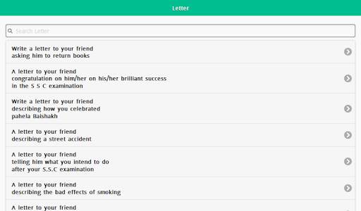 Letters and Applications screenshot 4