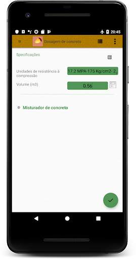 Concreto dosage screenshot 4