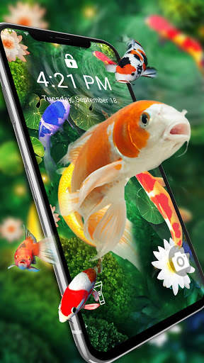 Koi Fish APUS Live Wallpaper screenshot 3