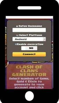 COC Gems:Free COC Gems & coins screenshot 1