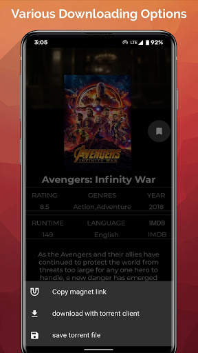 Torrently - Movie Torrent Search Engine screenshot 5